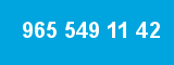 965 549 11 42 965 549 11 42